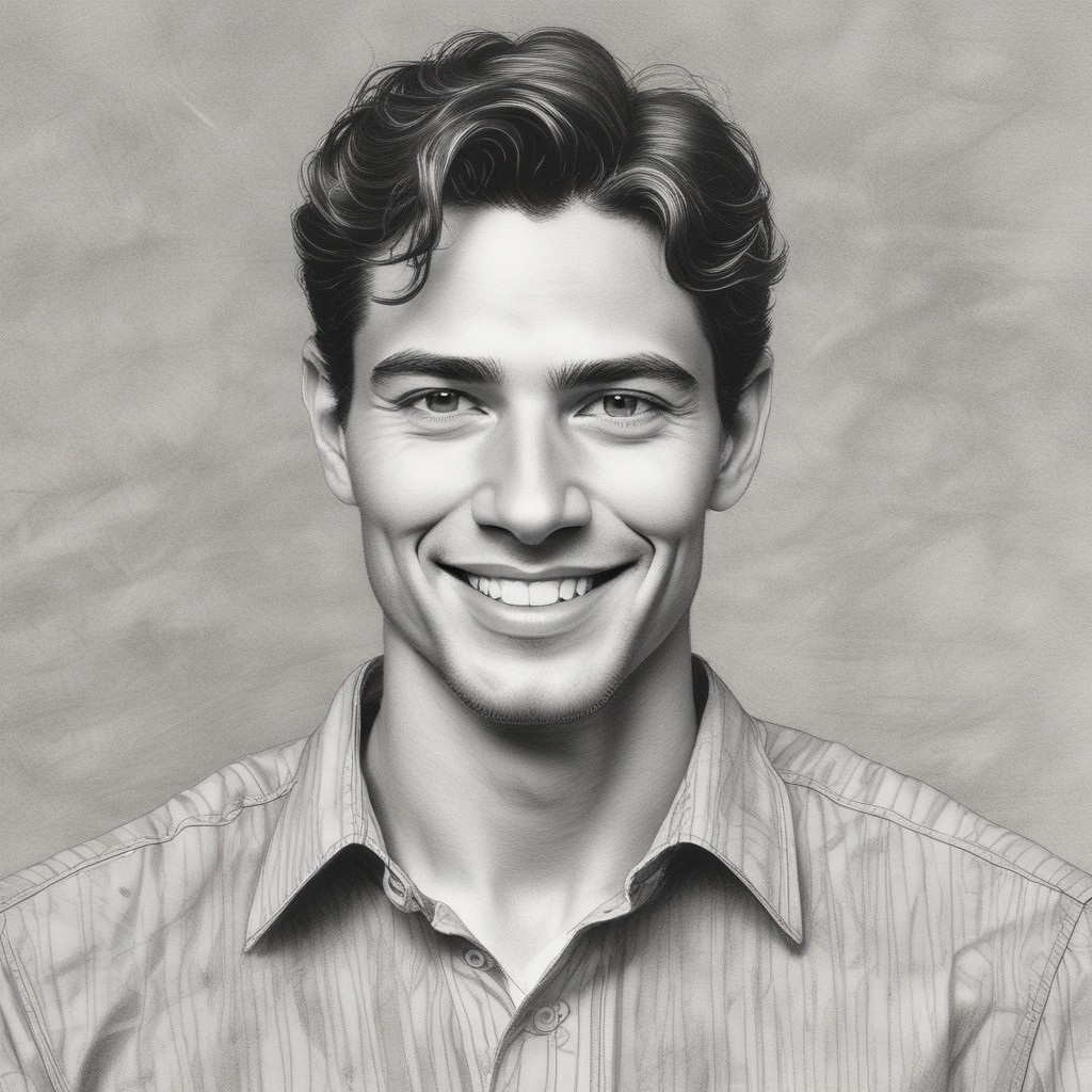 Latin American Pencil Sketch Photo Style