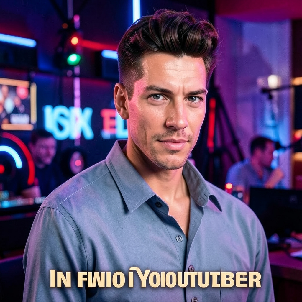 My Favorite Youtuber on Television Photo Style