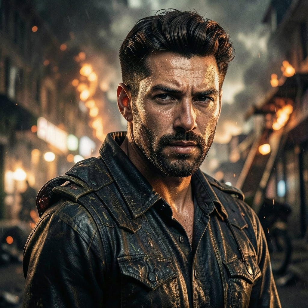 Action Hero Photo Style