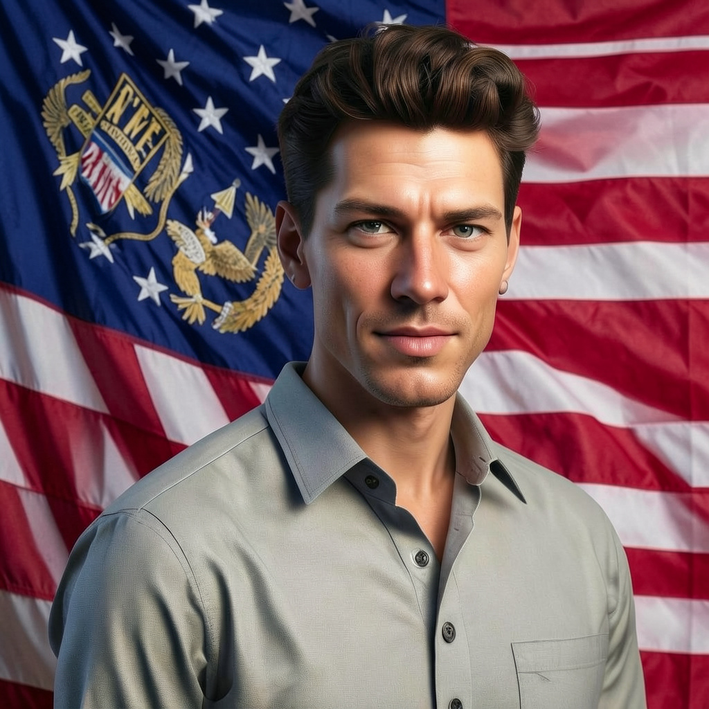 Add Marine Corps Flag to Background Photo Style