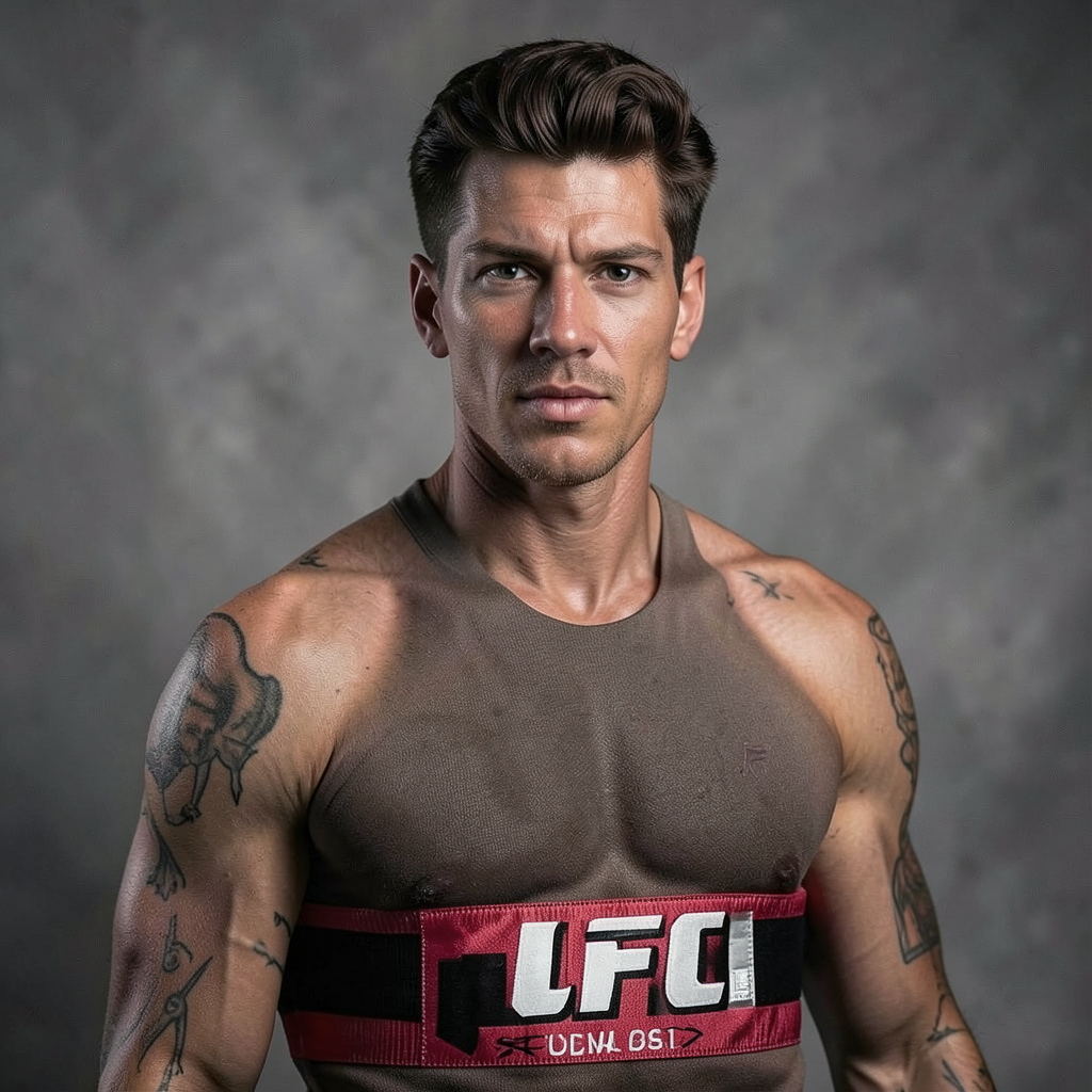 Фото с поясом UFC Photo Style