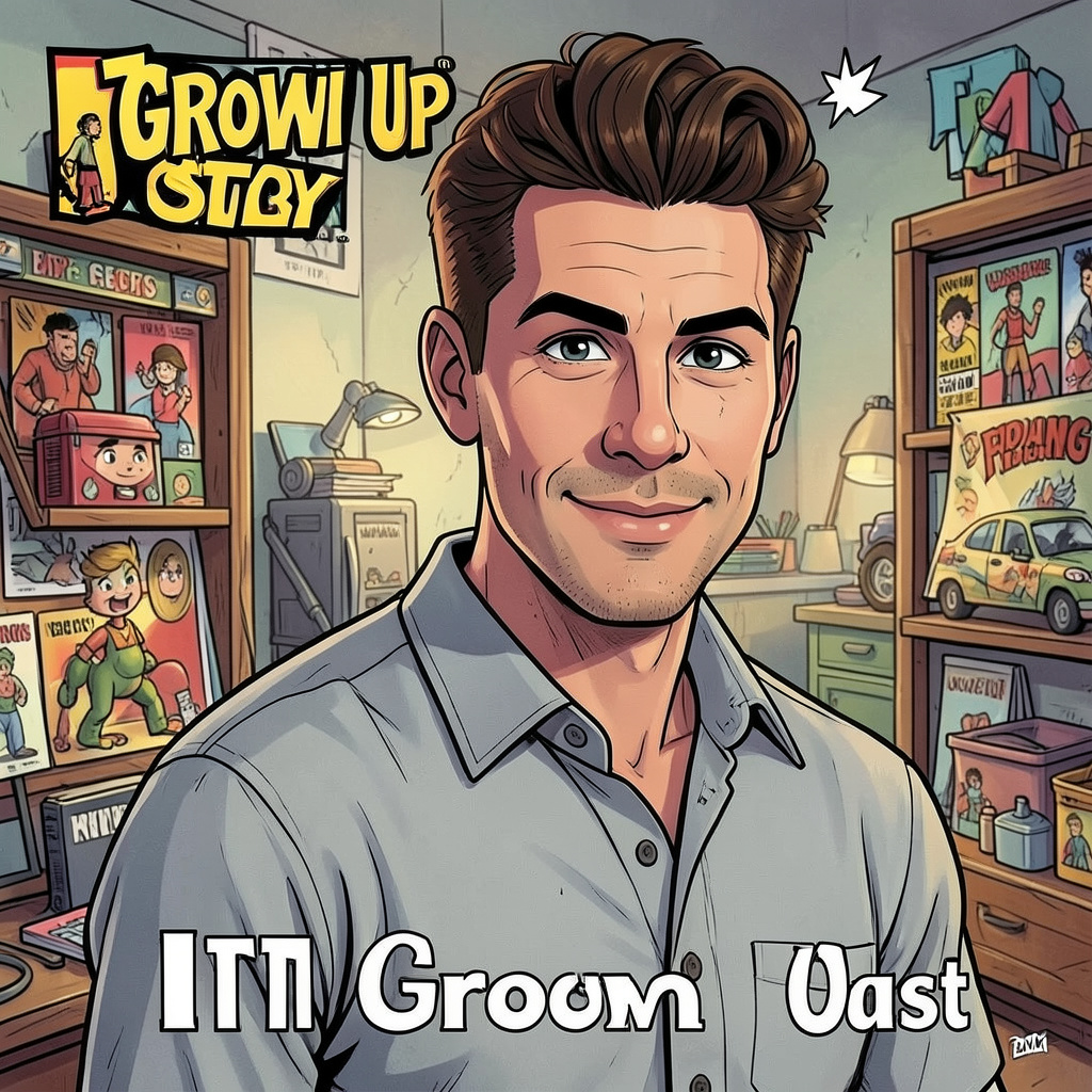 Grown Up as Part of the Toy Story Voice Cast and a Comic Book Maker Photo Style
