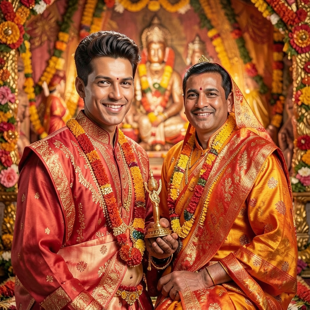 Photo Puja Karte Huye Guru Ke Sath Photo Style