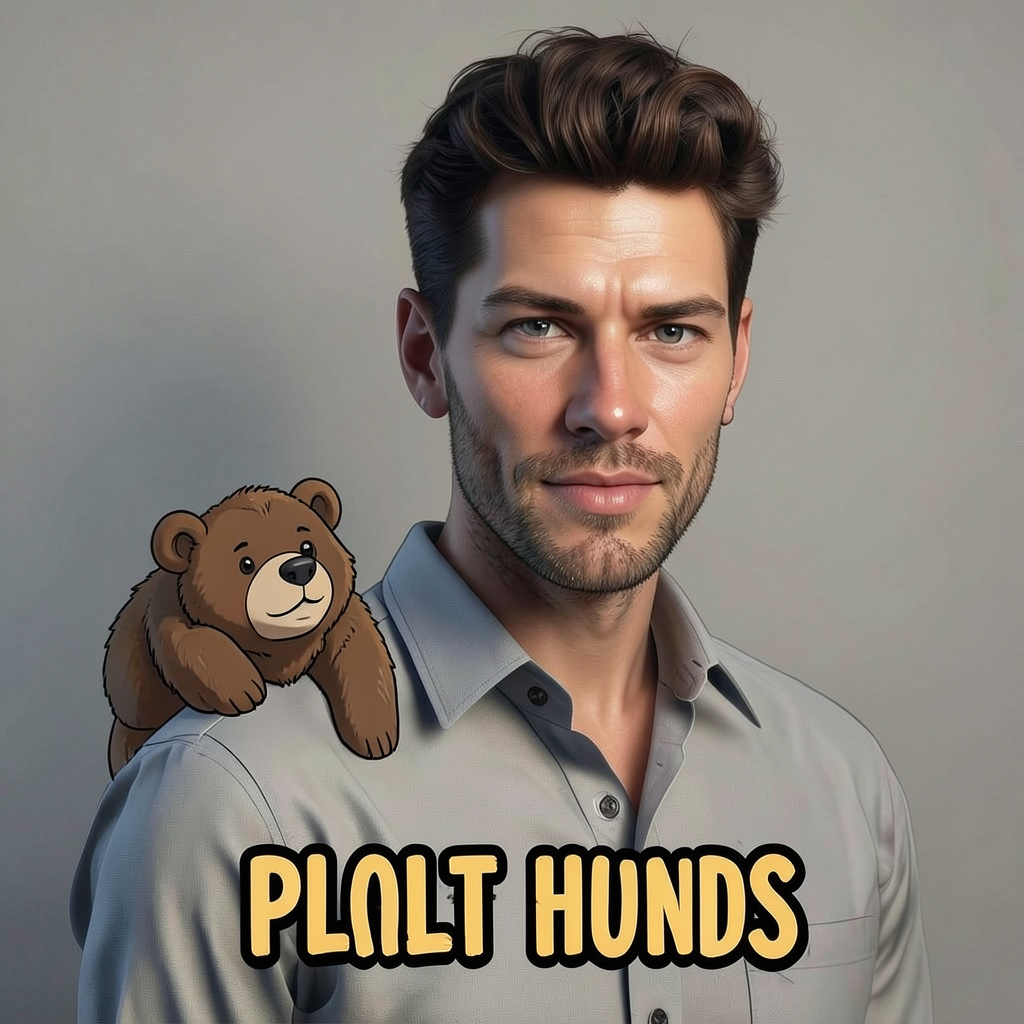Plott Hounds Saying a Bear Photo Style