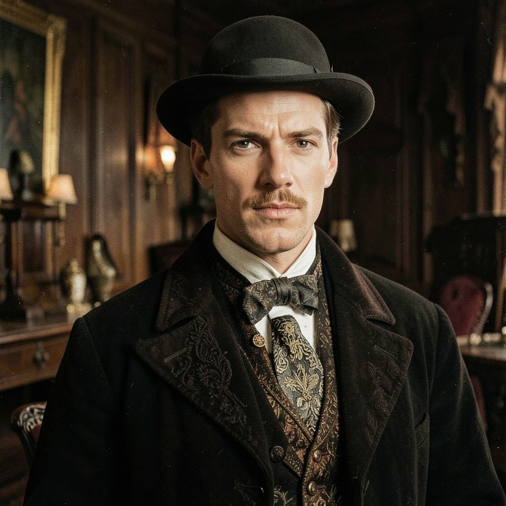 Regency Time with a Dash of Roaring 20s Photo Style