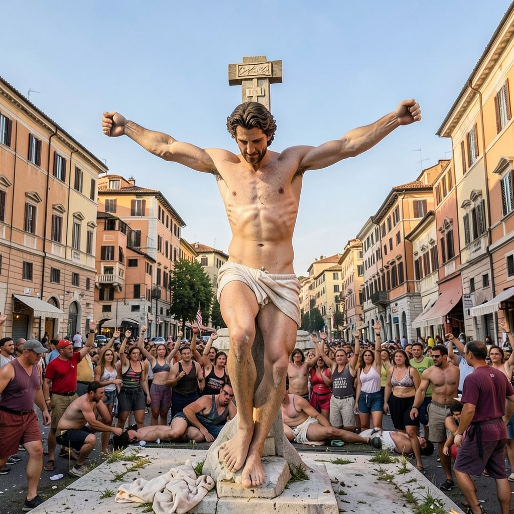 Rome Crucifixion Photo Style