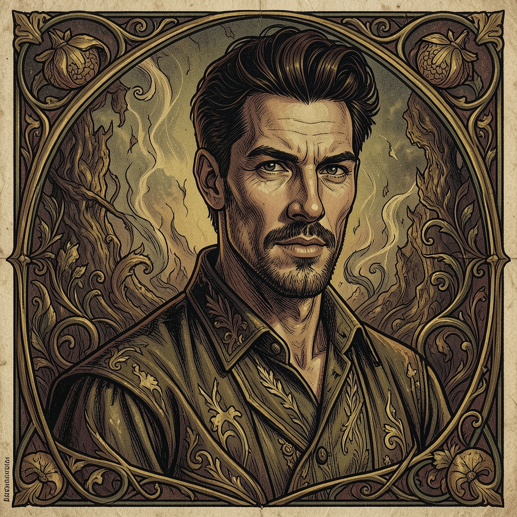 Art Nouveau Sombria Photo Style