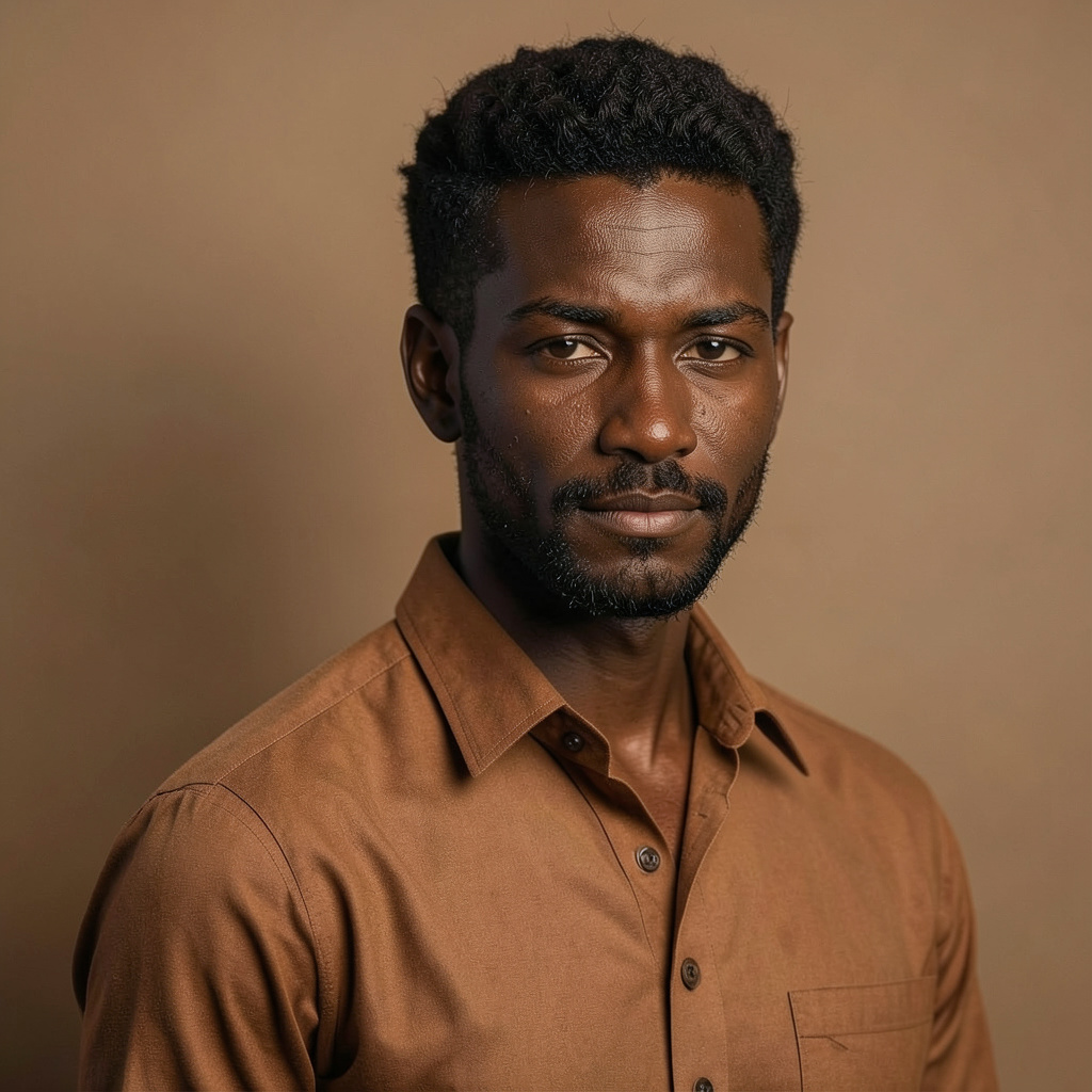 Brown Kenyan Short Photo Style