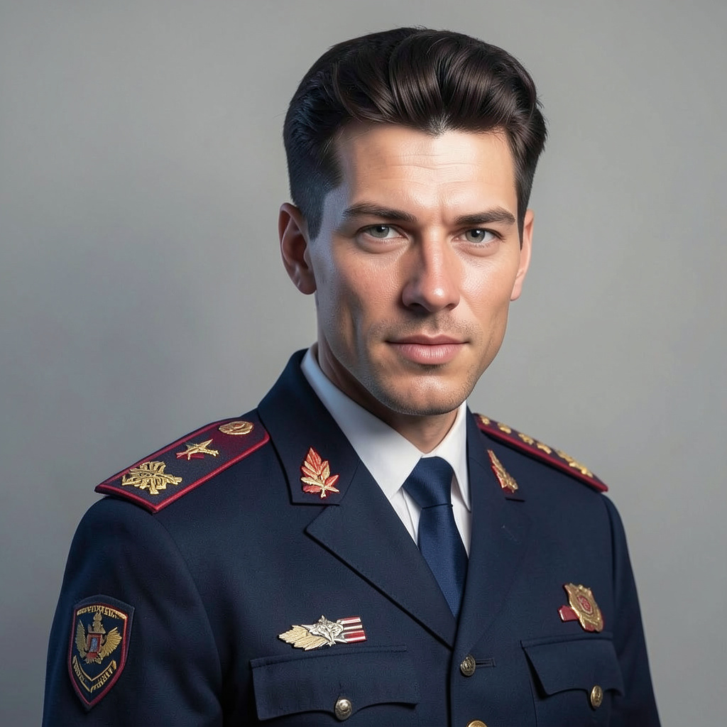 Лейтенант полиции МВД Photo Style