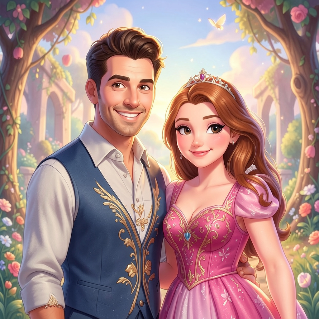 Disney Princess Sister Duo Photo Style