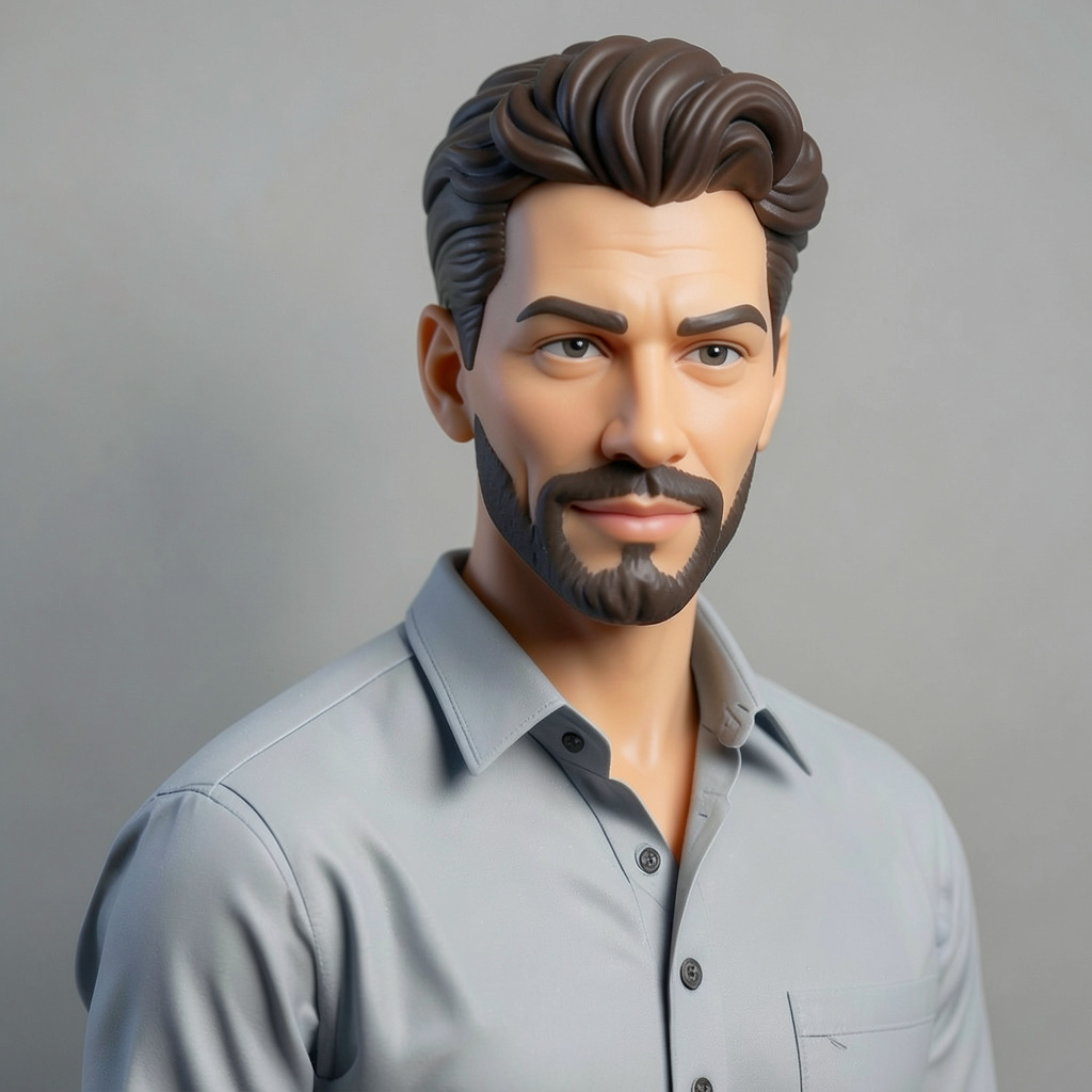 Plastic Doll Photo Style