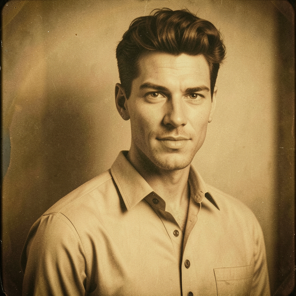 Videoclip from the 1950s Photo Style
