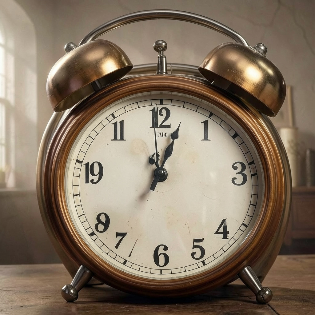 Waking up to a huge alarm clock Photo Style