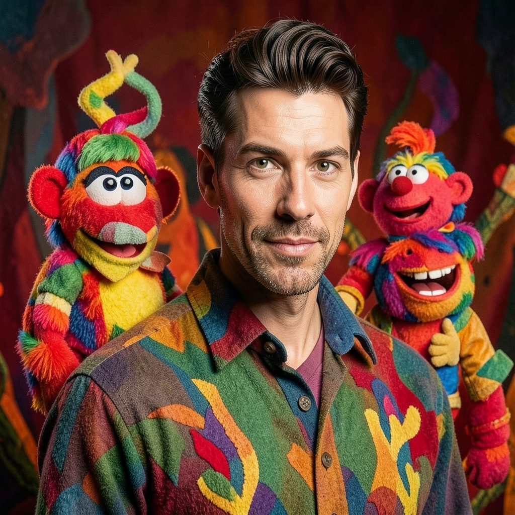 With Muppet Show Characters Photo Style