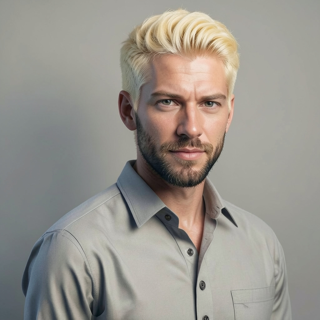 Blonde Tips Photo Style