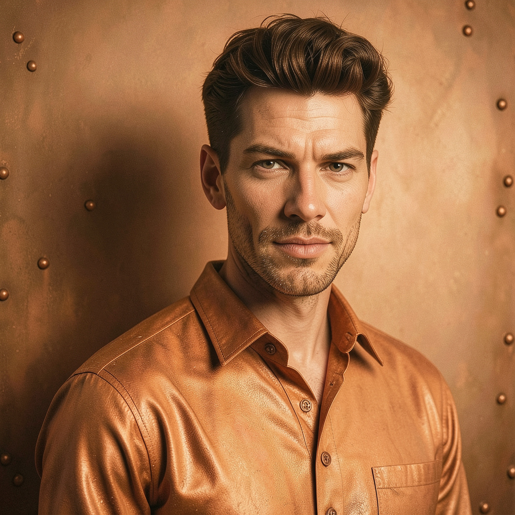 Copper Rivets Photo Style