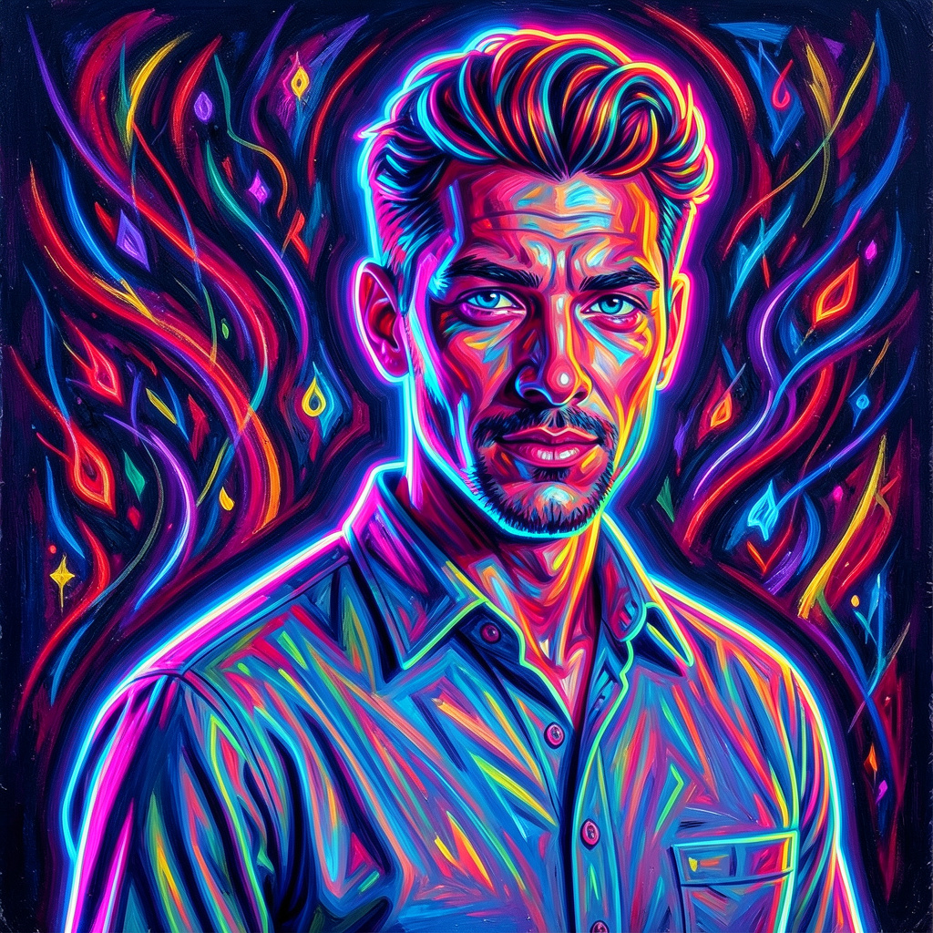 Неоновая Живопись Photo Style