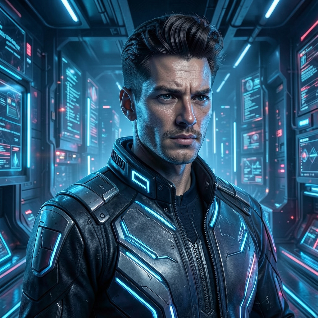 Futuristic High Tech Photo Style