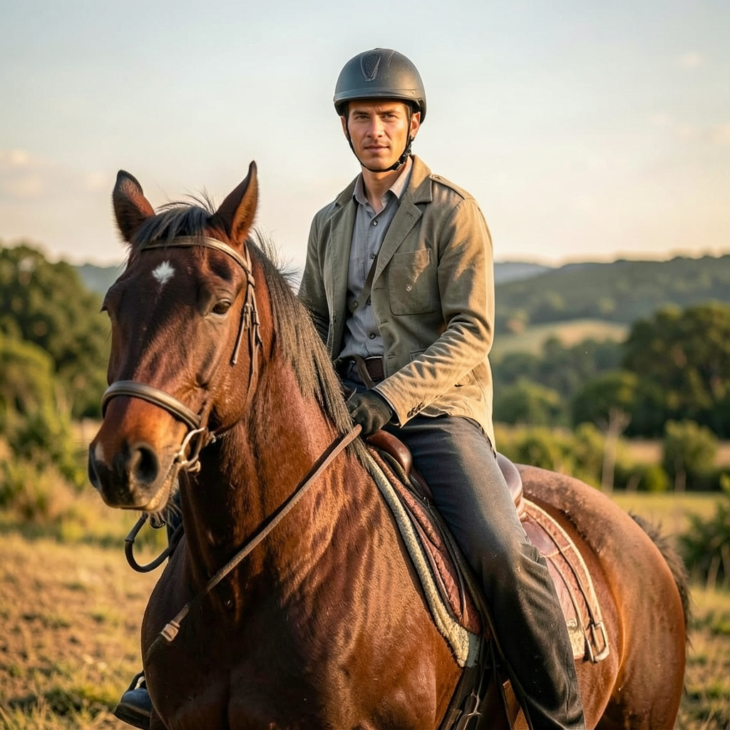 Horse Rider Photo Style