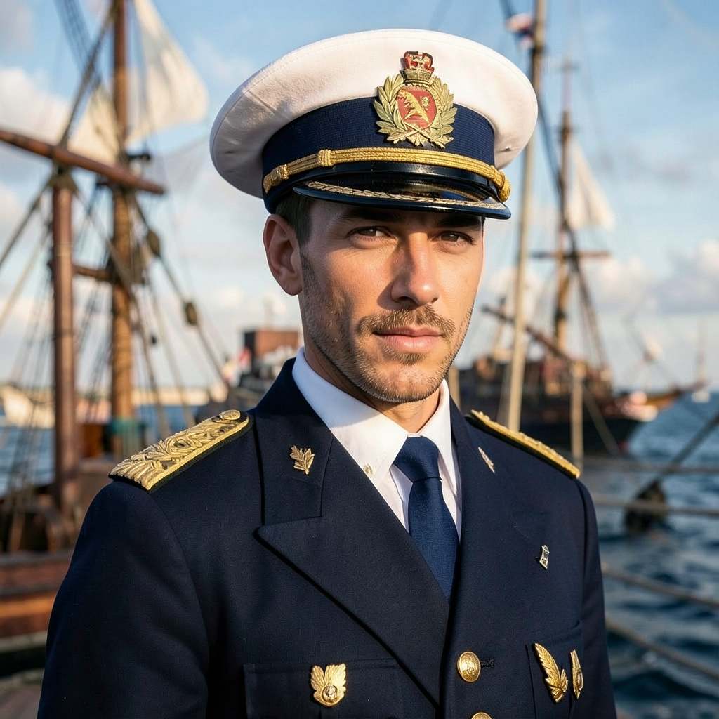 Ship’s Captain Photo Style