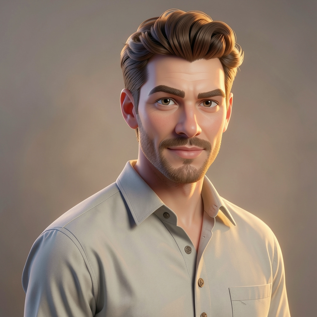 3D Graphic Semi-Realistic Highly Detailed Disney Painting Photo Style