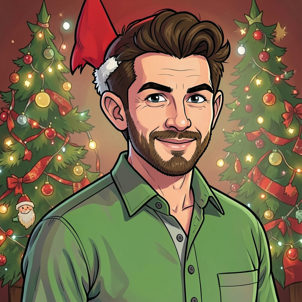 Can You Turn Them Into a Christmas Elf Caricature Photo Style