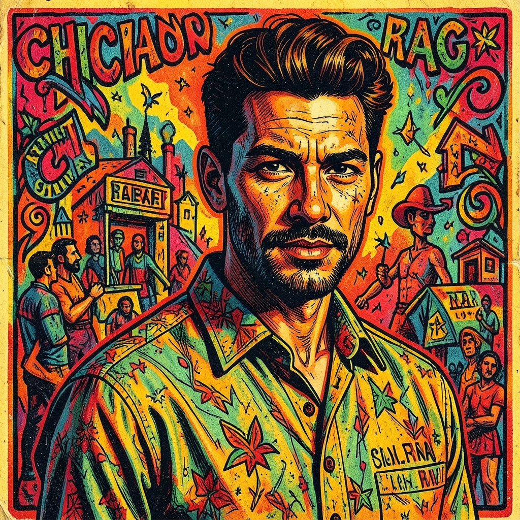 Chicano Underground Art Photo Style