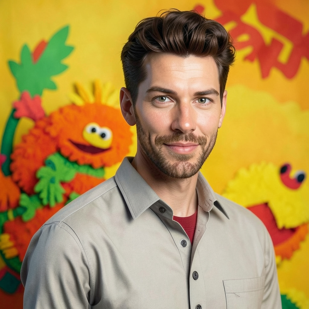 Sesame Street Elmo Photo Style